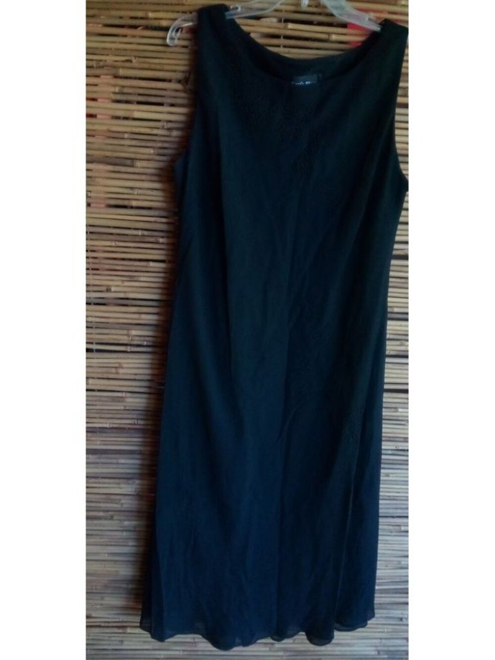 Kari's Place 16 Vintage Black Fine Beaded Dress Plus